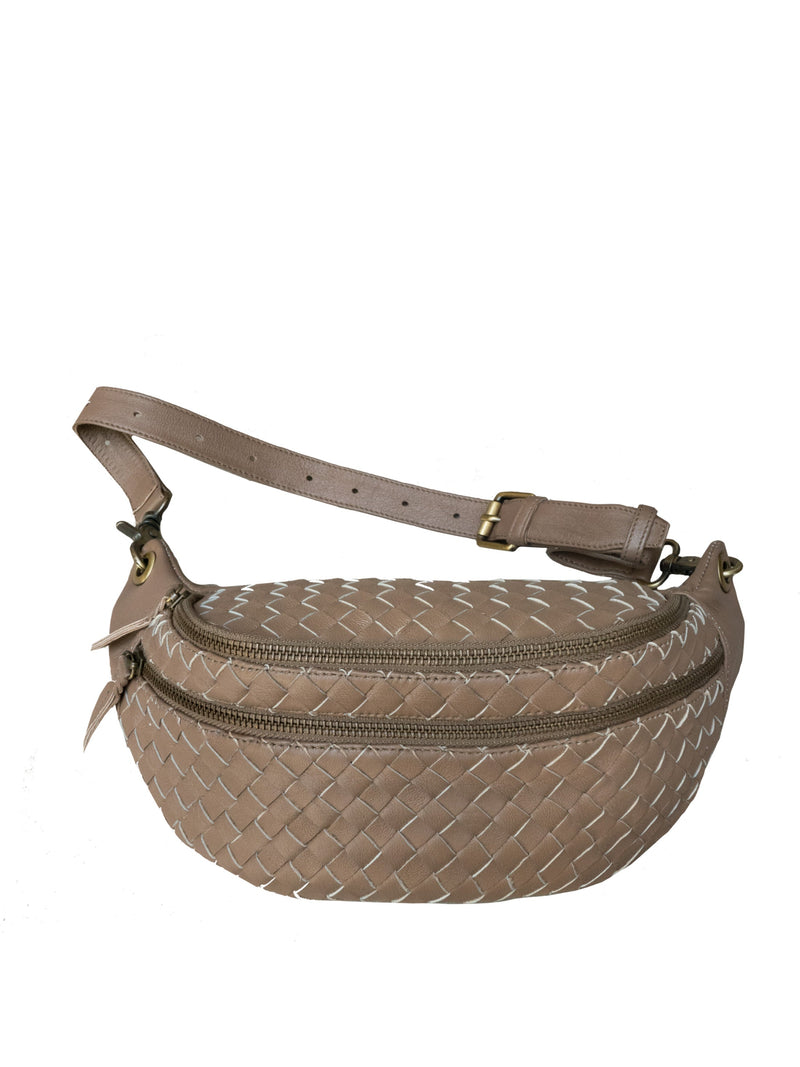 SAM waist bag Latte Woven